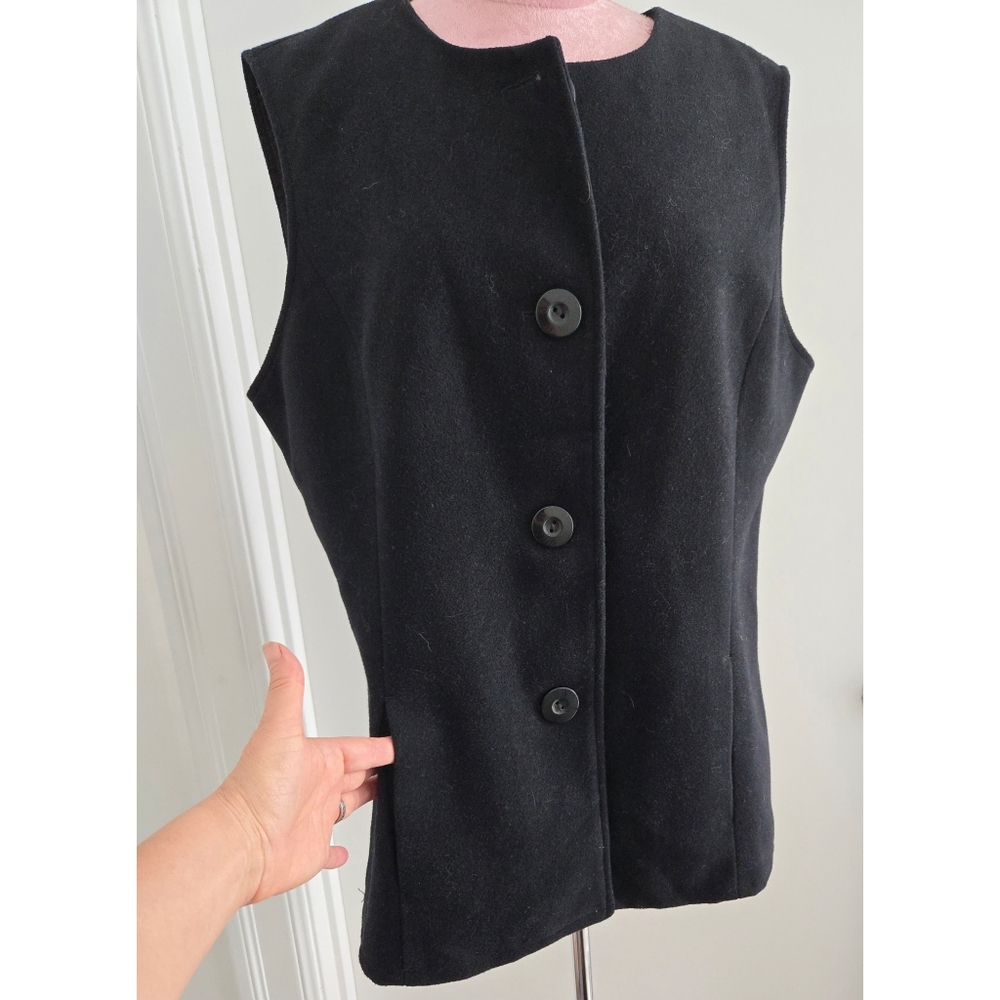 Chico's Button Fall Coat Transitional Vest - image 2